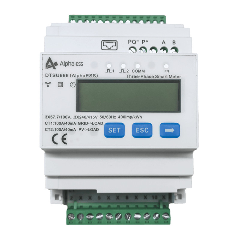 Licznik energii Alphaess DTSU666 400V z 3 przekładnikami CT 100A