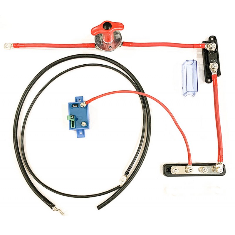 Przewód 35mm2 z heblem bezpiecznikiem rozdzielaczem i chronnikiem