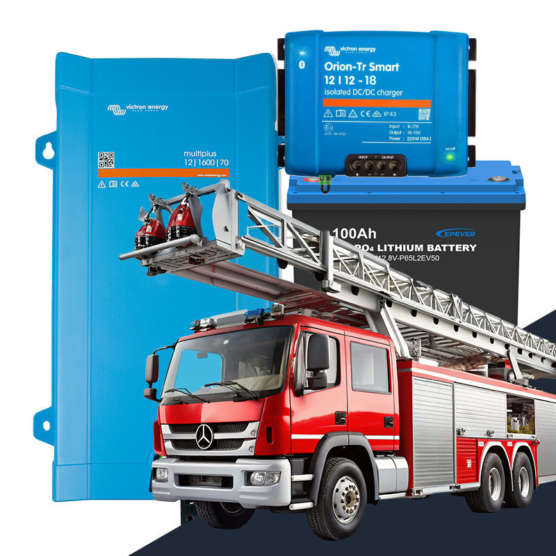 Zestaw zasilania do specjalistycznych aut 1600VA / 1.28 kWh