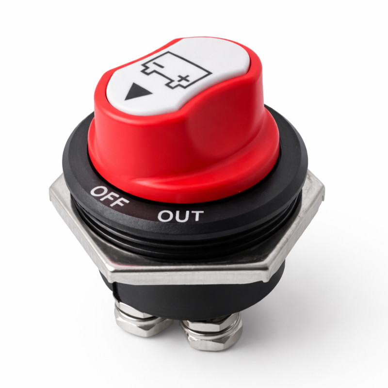 Obrazek produktu Rozłącznik akumulatora Solvian 12/32V 200A ON-OFF (SKU: 4072) - importowany z CSV (SunTrack)