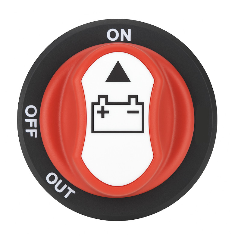 Obrazek produktu Rozłącznik akumulatora Solvian 12/32V 50A ON-OFF (SKU: 4071) - importowany z CSV (SunTrack)